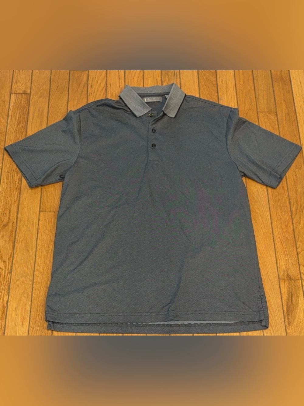 Mens Daniel Cremieux Signature Collection Gray Polo, Medium